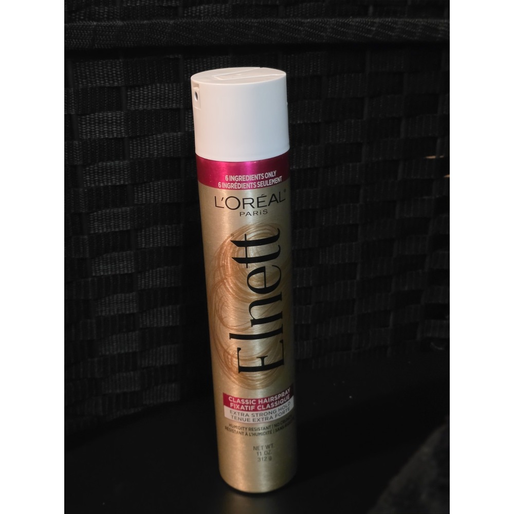 L'Oreal Paris Elnett Classic Hairspray Extra Strong Hold 11oz Humidity Resistant